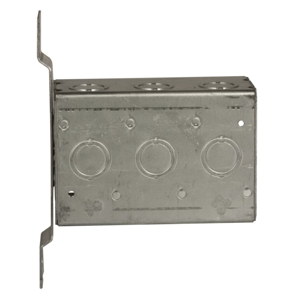 RACO® 686 Switch Box, 3 -Gang, 11 -Knockout, 47.8 cu-in Capacity