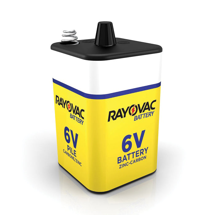 RAYOVAC® 944-2RC Heavy-Duty Lantern Battery, Carbon Zinc, 6V, 6 V Nominal