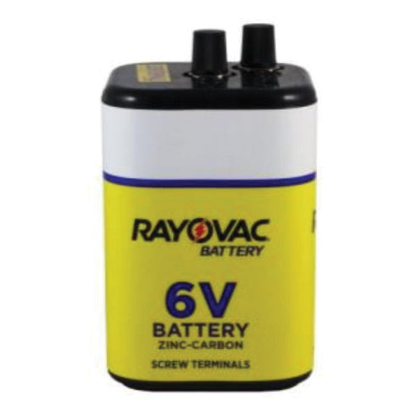 RAYOVAC® 945R4C Heavy-Duty Battery, Carbon Zinc, 6V, 6 V Nominal