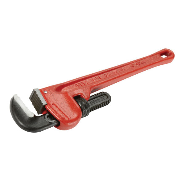 REED 02160 Heavy-Duty Pipe Wrench, 18 in OAL, 1/4 to 2-1/2 in Jaw, Heel Jaw, Alloy Steel Jaw