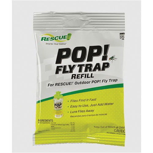 RESCUE!® PFTA-DB12 Fly Trap Attractant, Powder, Attracts: Nuisance or Filth Flies, 12, Refill Pack