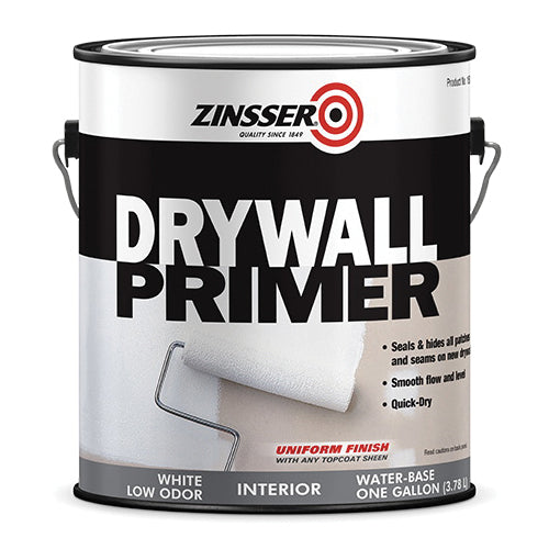 ZINSSER® 1501 Drywall Primer, White, <100 g/L VOC, 400 sq-ft Coverage Area, 1 gal