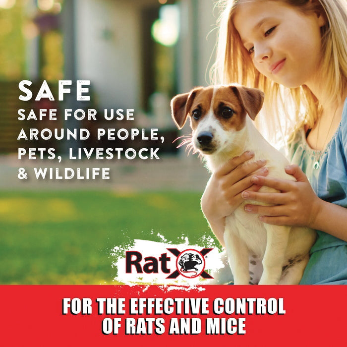 RatX® 620102 Rat and Mouse Control, Pellet, Indoor, Outdoor, 3 lb