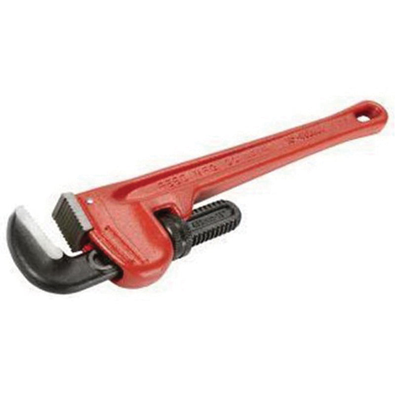 REED 02160 Heavy-Duty Pipe Wrench, 18 in OAL, 1/4 to 2-1/2 in Jaw, Heel Jaw, Alloy Steel Jaw