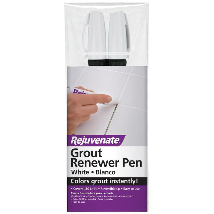 Rejuvenate® RJ2GMW Grout Renewer Pen, White