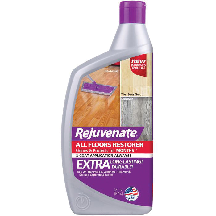 Rejuvenate® RJ32F12 All Floor Restorer, 32 oz, Bottle, Liquid