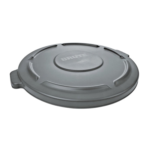 Rubbermaid® 260900GRAY Self-Draining Lid, 17.13 in W, 16 in Dia, Round, Gray, Resin