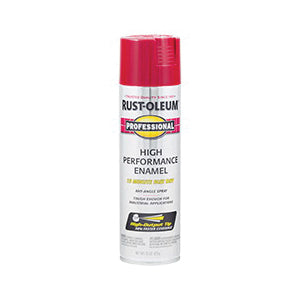 RUST-OLEUM® 7565838 Professional High-Performance Spray Paint, Enamel Paint, Oil Base, Gloss, Regal Red, 537 g/L VOC