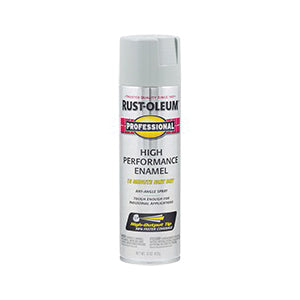 RUST-OLEUM® 7581838 Professional High-Performance Spray Paint, Enamel Paint, Oil Base, Gloss, Light Machine Gray, 15 oz