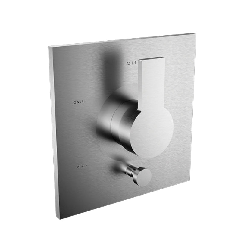 SANTEC E Series 2435MD75-TM Control Shower Trim With Pushbutton Diverter, 1/2 in Connection, IPS Connection, Brass