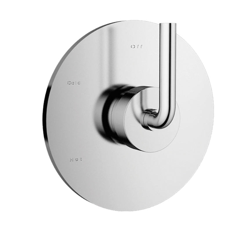 SANTEC E Series 3931CI10-TM Shower Trim, 1/2 in Connection, IPS Connection, CI-Style Handle, Brass, Polished Chrome