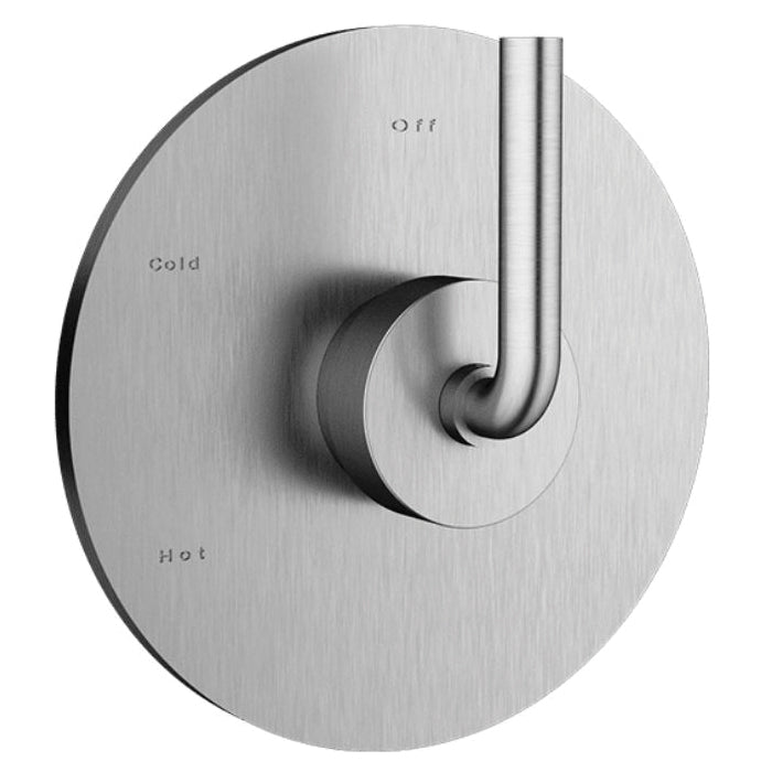 SANTEC E Series 3931CI75-TM Shower Trim, 1/2 in Connection, IPS Connection, CI-Style Handle, Brass, Satin Nickel