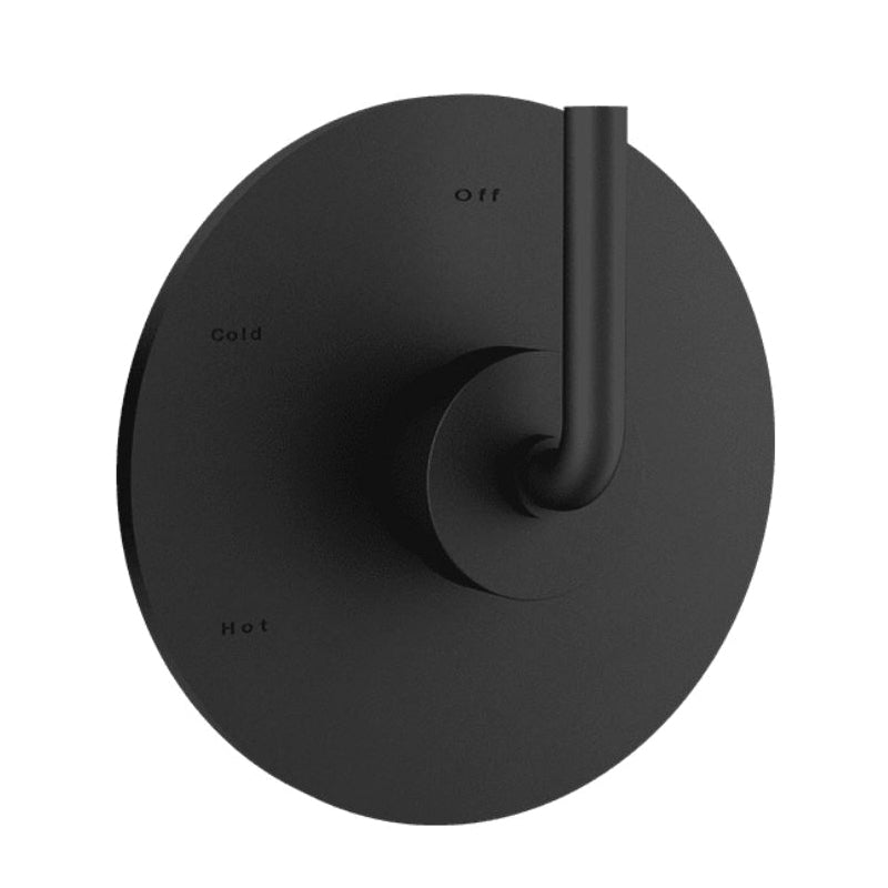 SANTEC E Series 3931CI91-TM Shower Trim, 1/2 in Connection, IPS Connection, CI-Style Handle, Brass, Matte Black