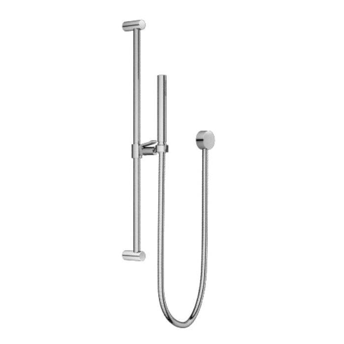 SANTEC 70847110 Hand Shower With Slide Bar, Supply Elbow, CIRC LOW Collection, 2.5 gpm, 57 in L Hose, Polished Chrome