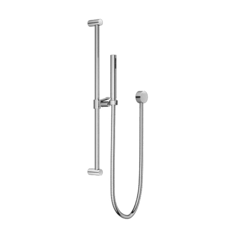 SANTEC 70847175 Hand Shower With Slide Bar, Supply Elbow, CIRC LOW Collection, 2.5 gpm, 57 in L Hose, Satin Nickel