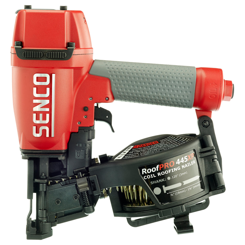 SENCO® 8V0001N Coil Nailer, Tool/Kit: Tool, 120 Nail, 3/4 to 1-3/4 in L Nail, 15 deg Magazine, 3.86 scfm Air Flow