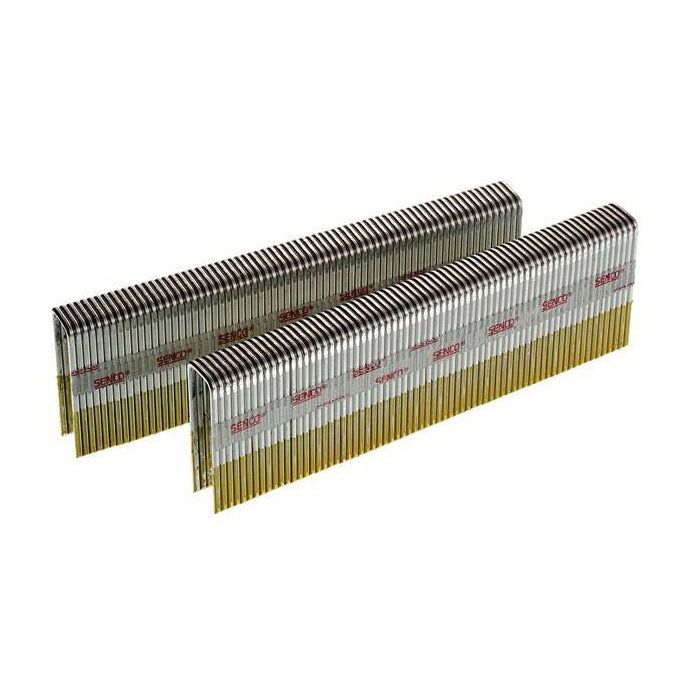 SENCO® N21BAB Wire Staple, Taped Collation, 16 ga, Heavy Crown, 7/16 in Crown, 2 in L Leg, Chisel Point, Galvanized