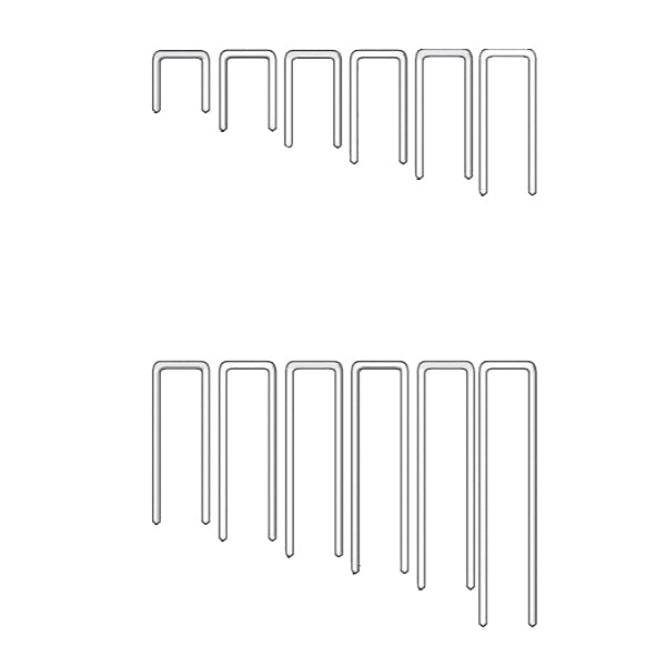 SENCO® N21BAB Wire Staple, Taped Collation, 16 ga, Heavy Crown, 7/16 in Crown, 2 in L Leg, Chisel Point, Galvanized