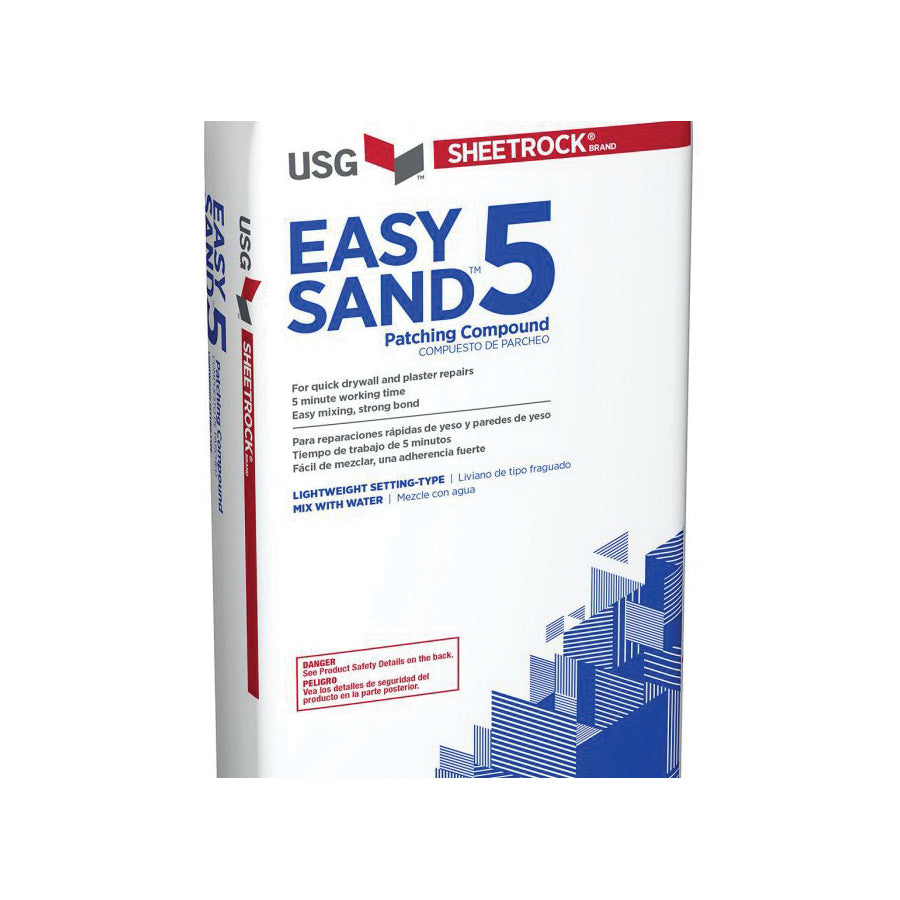 SHEETROCK® EASY SAND™ 5 384150 All-Purpose Joint Compound, Powder, White to Off-White, 5 min Begins to Harden, 18 lb