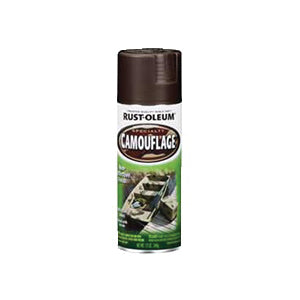 SPECIALTY 1918830 Camouflage Spray Paint, Oil Base, Ultra Flat, Earth Brown, 559 g/L VOC, 6 to 7 sq-ft/can Coverage Area