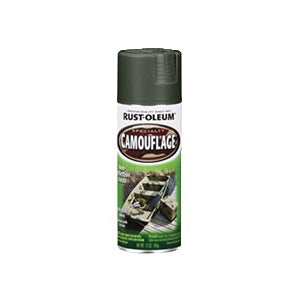 SPECIALTY 1919830 Camouflage Spray Paint, Oil Base, Ultra Flat, Deep Forest Green, 561 g/L VOC, 12 oz, Aerosol Can