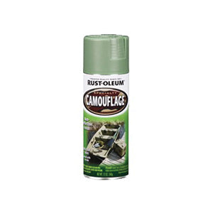 SPECIALTY 1920830 Camouflage Spray Paint, Oil Base, Ultra Flat, Army Green, 560 g/L VOC, 6 to 7 sq-ft/can Coverage Area