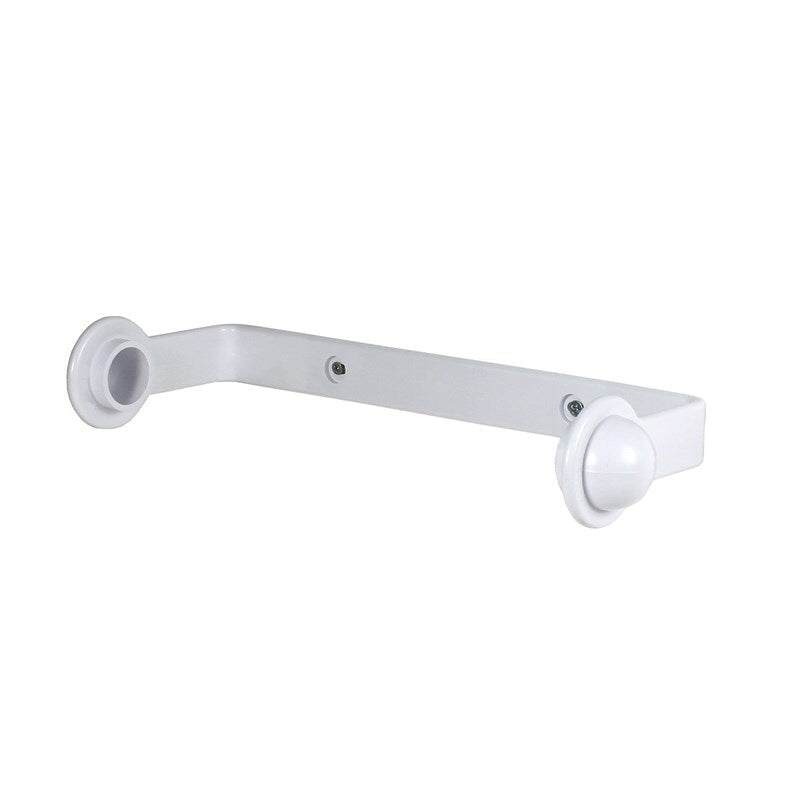 SPECTRUM® 40200 Paper Towel Holder, 4-3/4 in W, 2-1/4 in H, Plastic, White, Wall Mounting