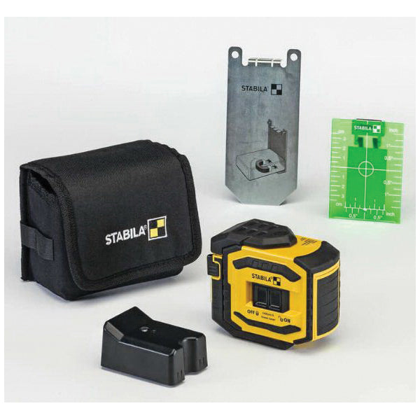 STABILA® 03185 Green Beam Line/Dots Laser, +/-4.5 deg Measuring Range, +/-3/32 in Accuracy