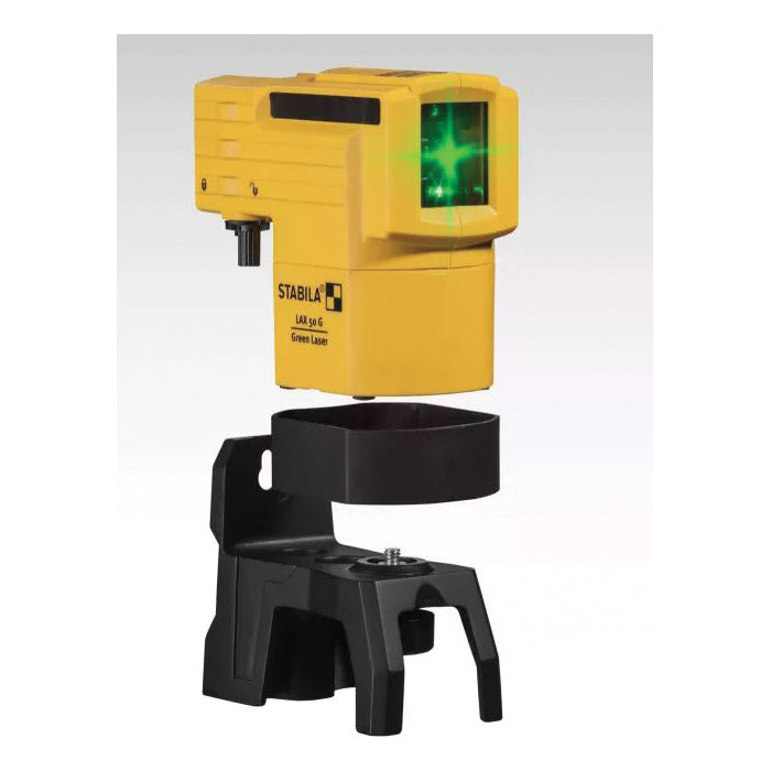 STABILA® LAX 50 G 03265 Cross Line Laser, 4.5 deg Leveling, Green Laser