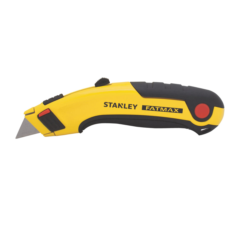 STANLEY® FATMAX® 10-778 Utility Knife, Retractable Blade, Carbon Steel Blade, Number of Blades Included: 5