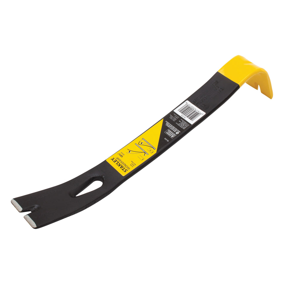 STANLEY® Wonder Bar® 55-515 Pry Bar, 12-3/4 in OAL, High Carbon Steel Bar