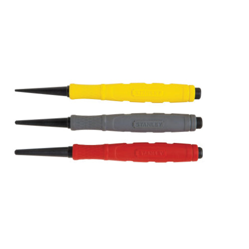 STANLEY® 58-930 Nail Set, 1/32 to 3/32 in Point, 5 in OAL, Steel Point