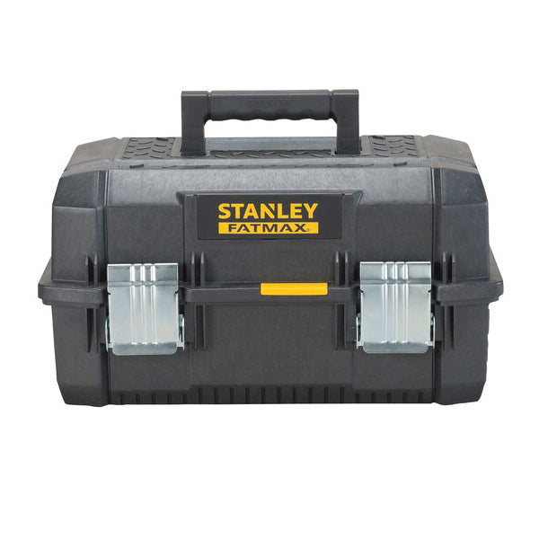 STANLEY® FMST18001 Tool Bo, 12-7/64 in W, 9-13/64 in H, 2-Tray, Structural Foam, Black/Yellow