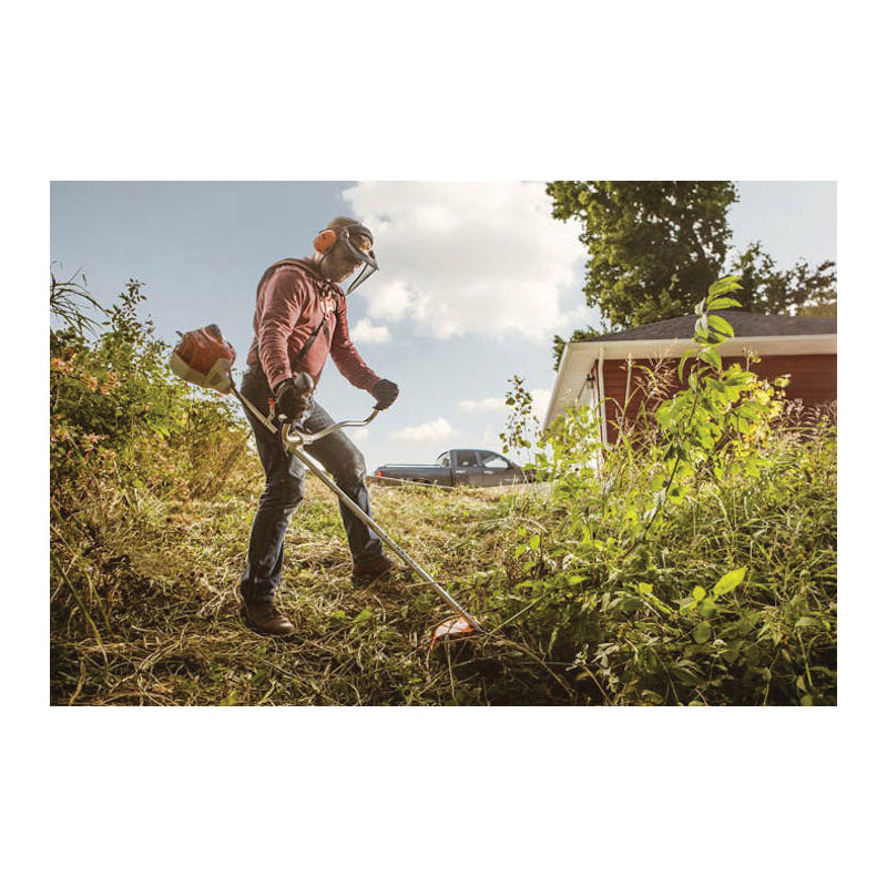 STIHL Trimmer, 16-1/2 in W Cutting, 37.7 cc Engine Displacement, 2800 rpm Speed