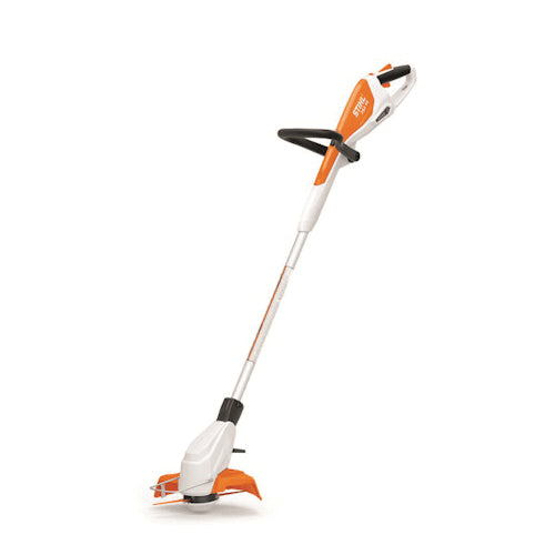 STIHL Adjustable Trimmer, 9 in W Cutting, 18 V, Lithium-Ion Battery, 43 to 52 in OAL