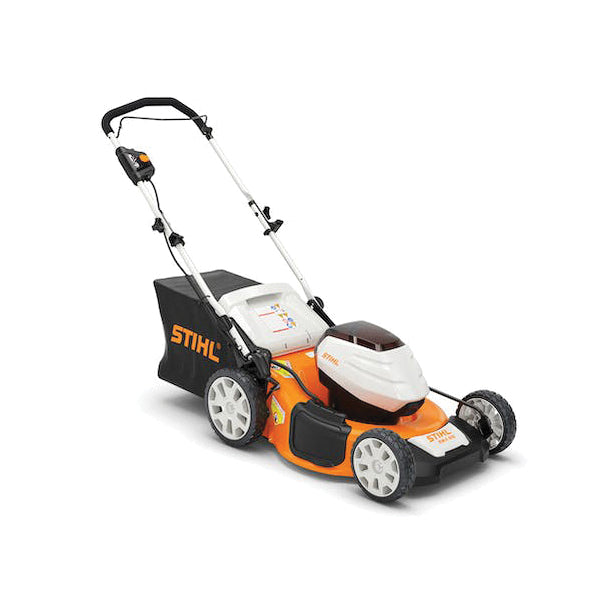 STIHL Lawn Mower, 20 in W Cutting, 1.4 to 3.5 in H Cutting, 120 V, Lithium-Ion Battery, 3200 rpm Speed