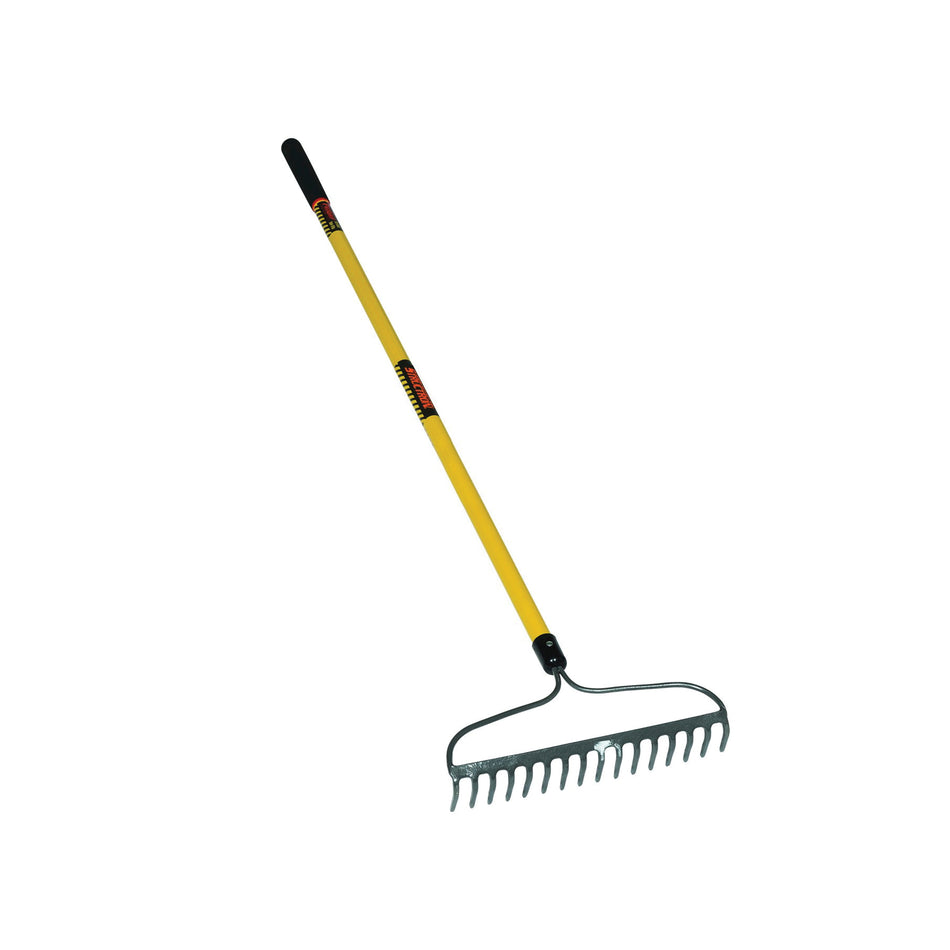 STRUCTRON® S800 SuperDuty™ Series 42366 Bow Rake, 16 -Tine, Fiberglass Handle