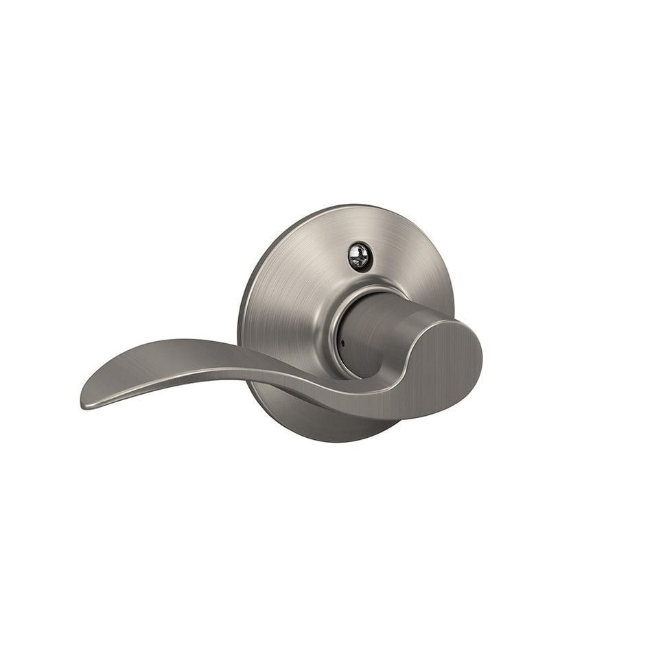 Schlage® F170 V ACC 619 LH Accent Lever With Camelot Trim Non-Turning Lock, Traditional Style, Commercial Lockset Grade