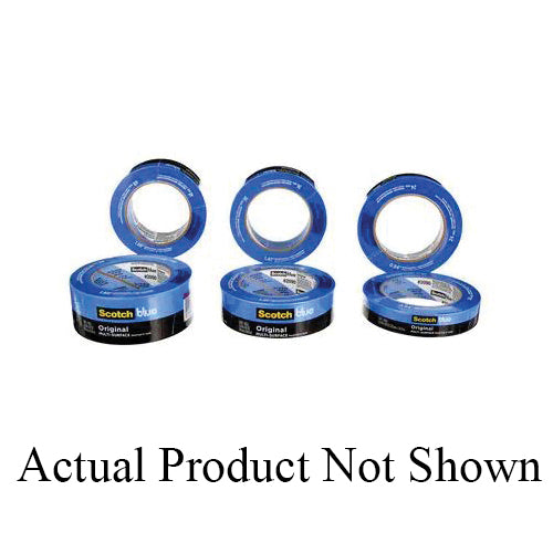 ScotchBlue™ 051115-03681 Tape, 5.4 mil Thick, 0.94 in W, 60 yd L, Blue, Acrylic Adhesive, Paper Backing