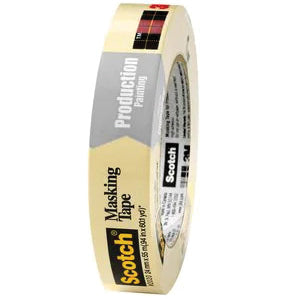 Scotch® 021200-71108 Masking Tape, 1.88 in W, 60.1 yd L, Beige