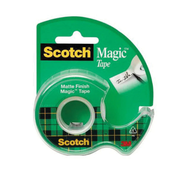 Scotch® Magic™ 021200-00004 Tape, 1/2 in W, 800 in L, Clear