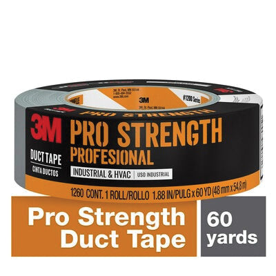 Scotch® 051131-98005 Duct Tape, 1.88 in W, 60 yd L, Gray