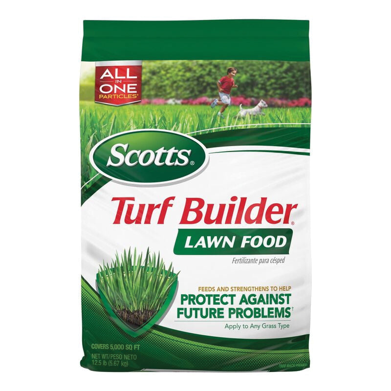 Scotts® Turf Builder® 22305 Lawn Food, Solid, White to Tan, 12.5 lb, Bag