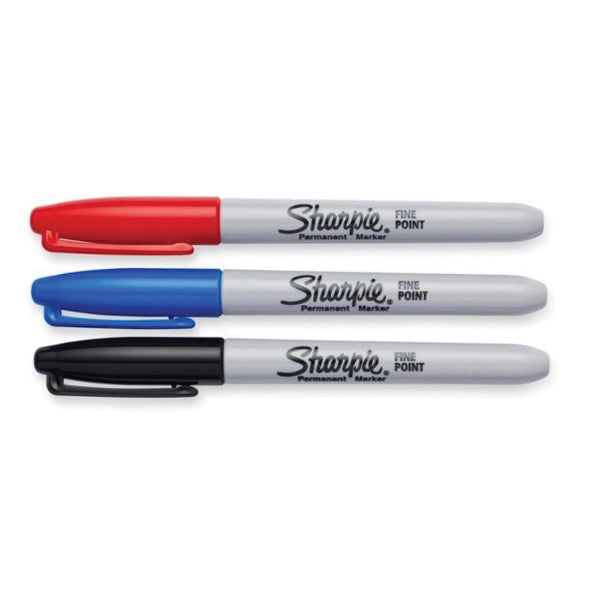 Sharpie® 30173PP Permanent Marker, Fine Tip, Assorted Ink, Assorted Barrel