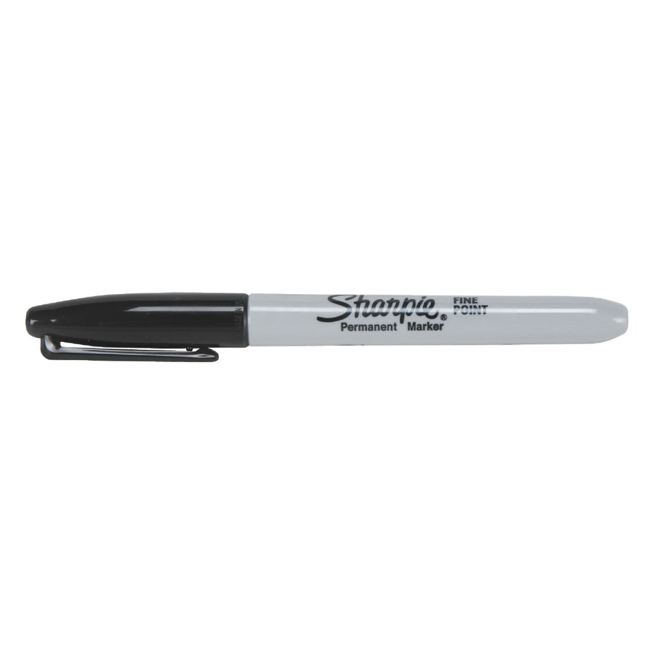 Sharpie® 30101-SH Permanent Marker, Fine Tip, Black Ink