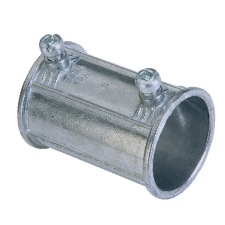 Sigma® 02-55242 Coupling, 1 in Trade, For Use With: Steel EMT Conduits, Zinc, Zinc-Plated