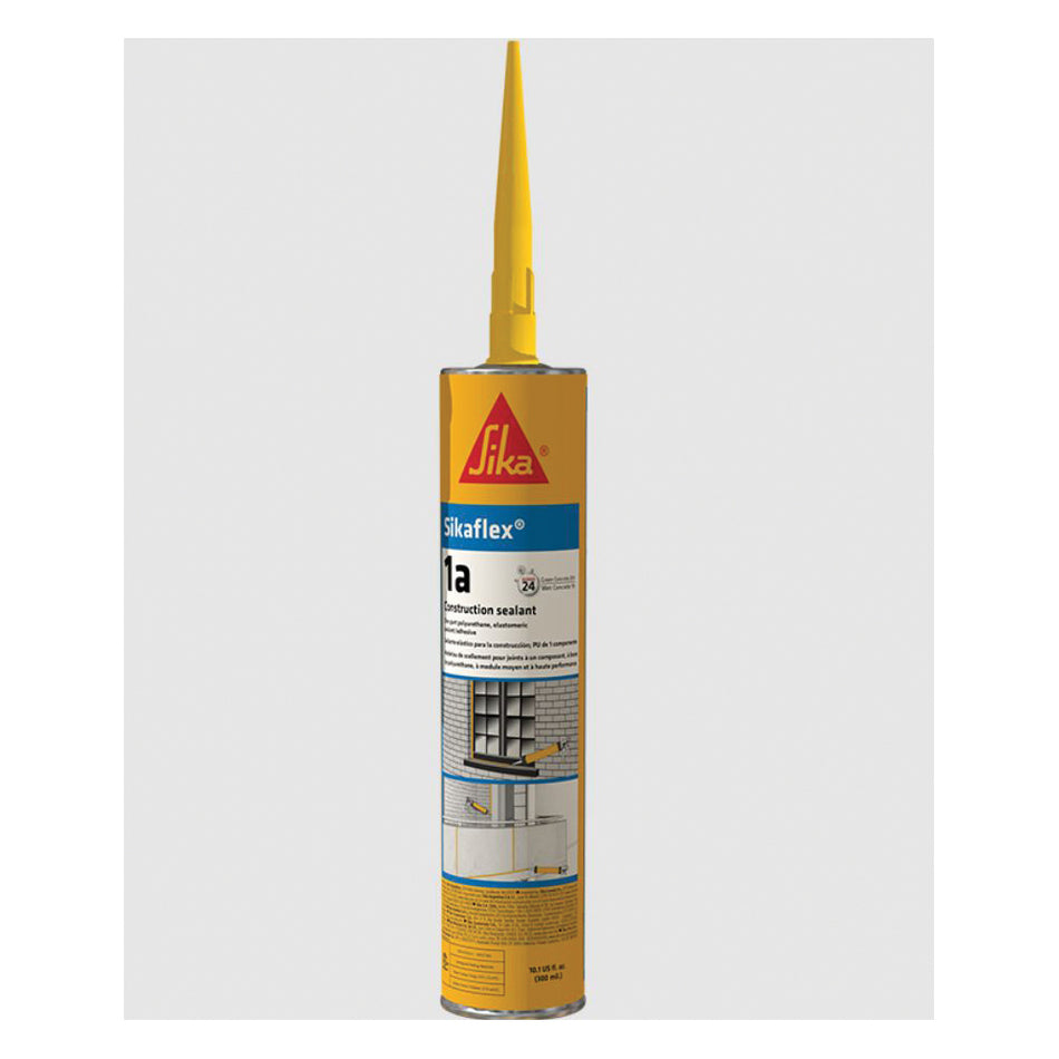 Sikaflex® 1A 431247 Elastomeric Joint Sealant/Adhesive, Paste, Limestone, Odorless, Polyurethane Base, 10.1 fl-oz