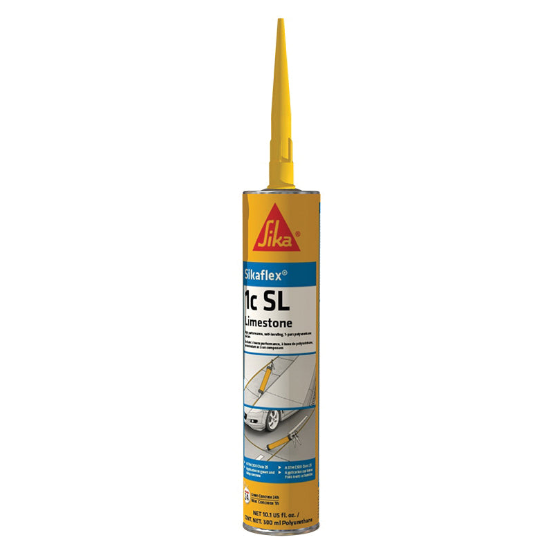 Sikaflex® 432247 Concrete Sealant, Viscous Liquid, Limestone, 3 to 5 days Full Cure, 10.1 fl-oz Cartridge