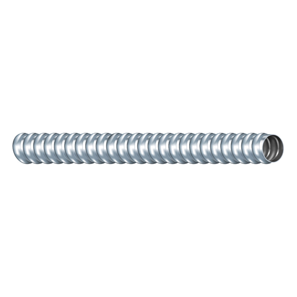 Southwire® Alflex™ 55082321 Flexible Metal Conduit, 3/4 in Trade, 0.812 to 0.835 in ID, 1.045 to 1.105 in OD, 25 ft L