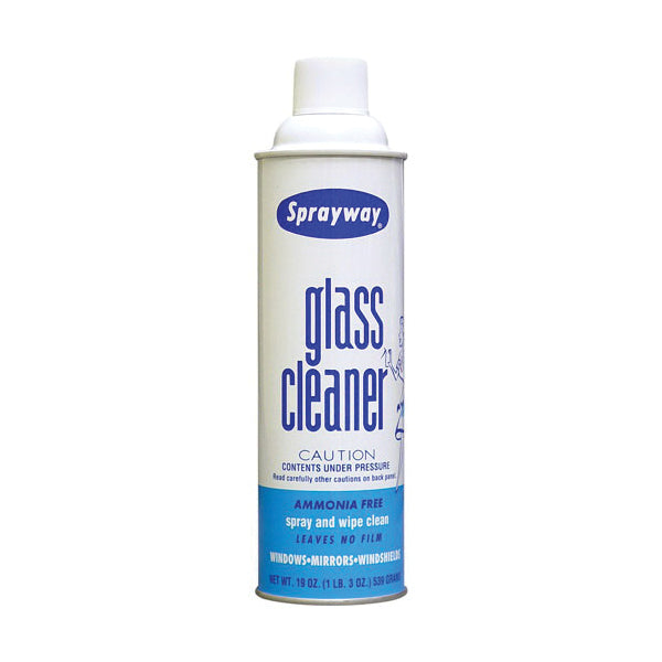 Sprayway® SW050 Glass Cleaner, 19 oz, Can, Liquid